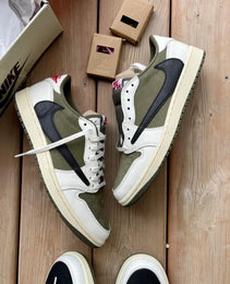 JORDAN 1 LOW X TRAVIS SCOTT ‘MEDIUM OLIVE’